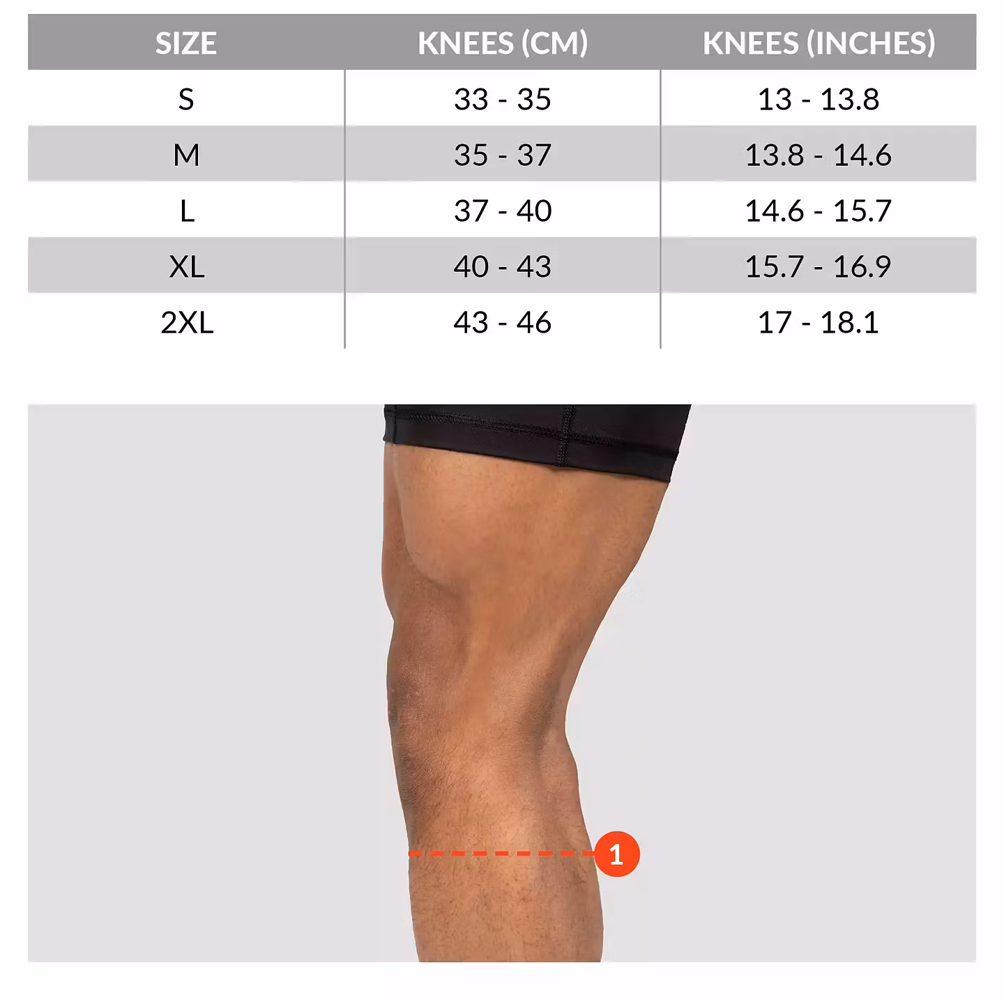 Gorilla Wear 5MM Knee Sleeves, black