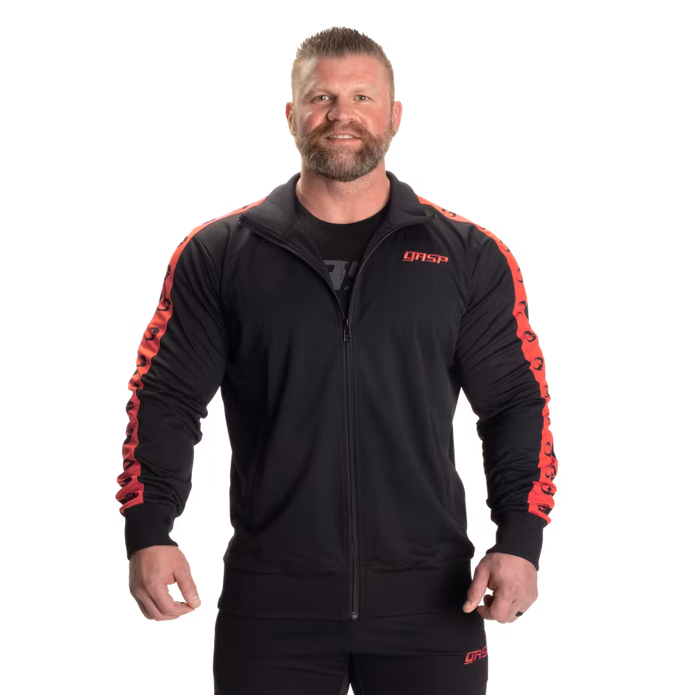 Gasp - Track Suit Jacket, Black/Red