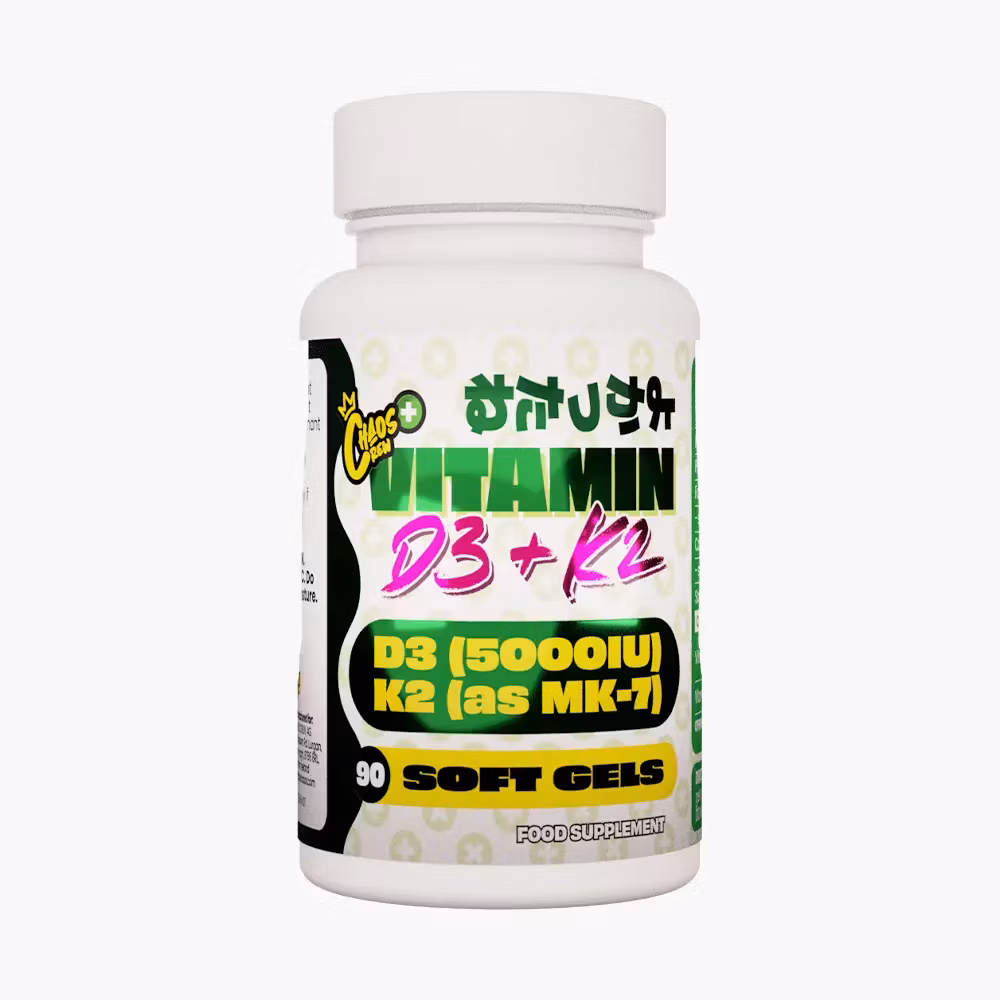 Chaos Crew - Vitamin D3+K2 (90 Soft gels)