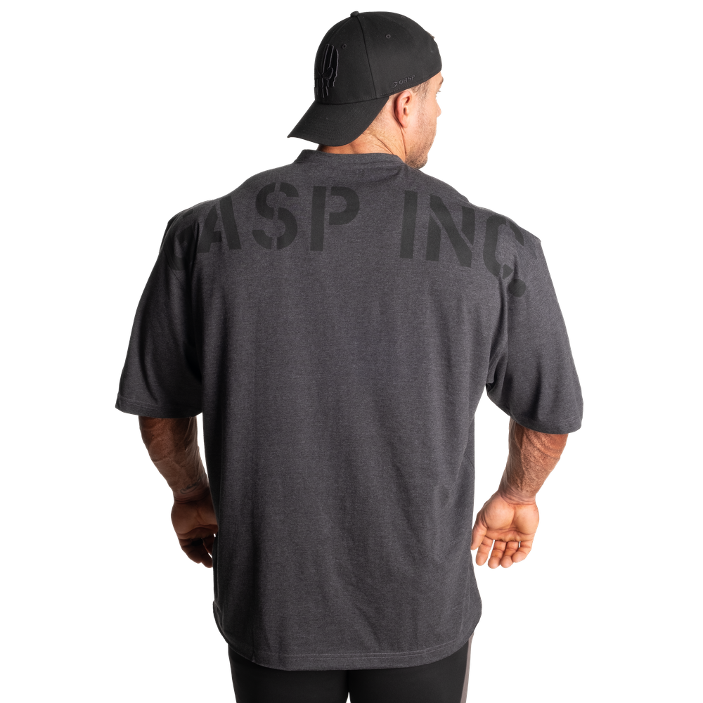 Gasp - Division Iron Tee, Dark Grey Melange