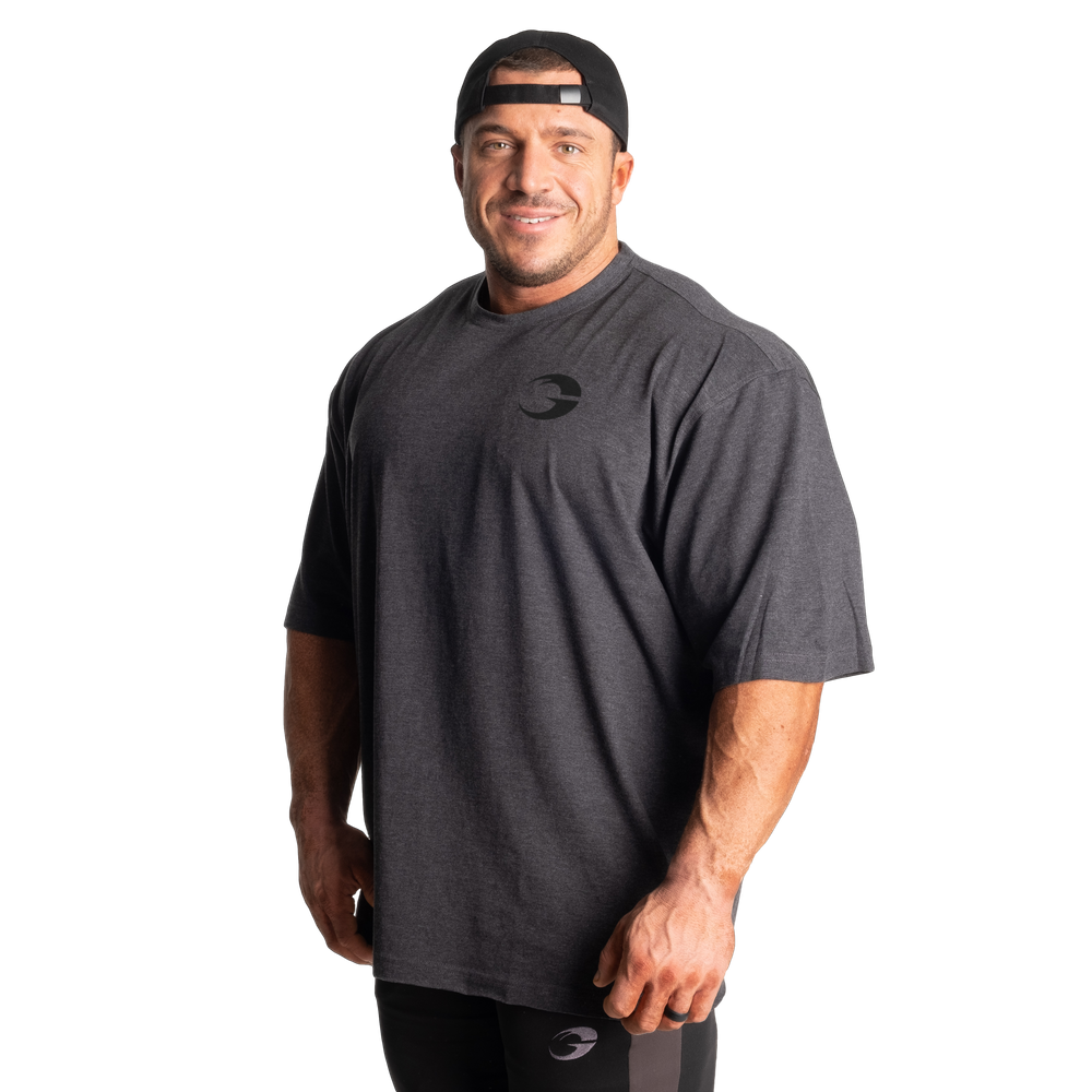 Gasp - Division Iron Tee, Dark Grey Melange