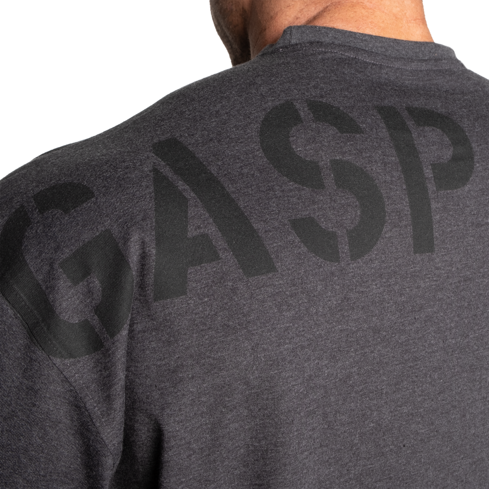 Gasp - Division Iron Tee, Dark Grey Melange