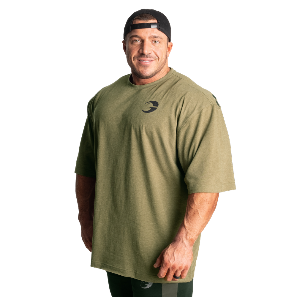 Gasp - Division Iron Tee, Army Green Melange