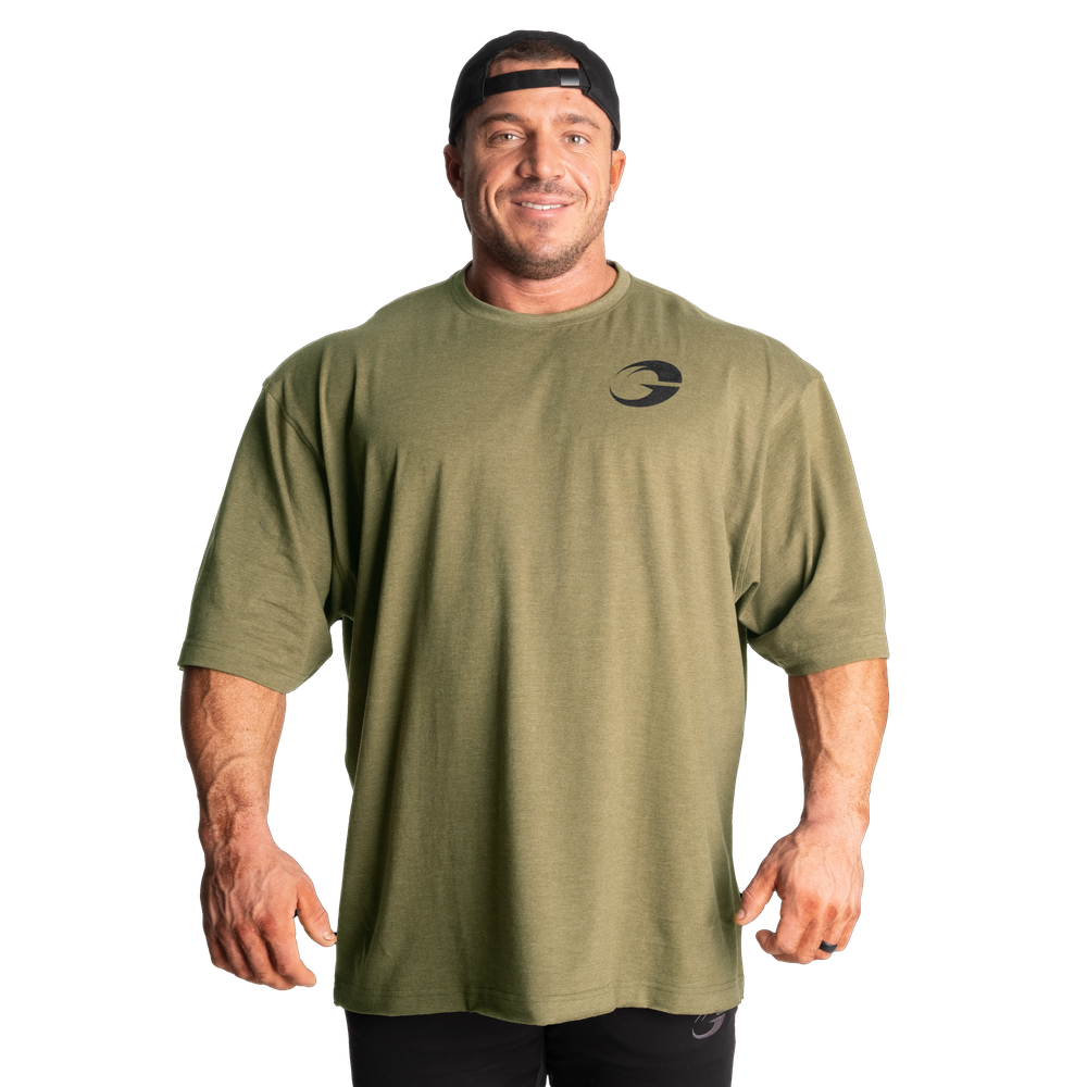Gasp - Division Iron Tee, Army Green Melange