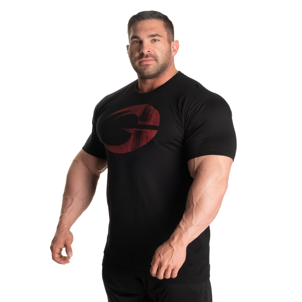 Gasp - Cadet Tee, black/red