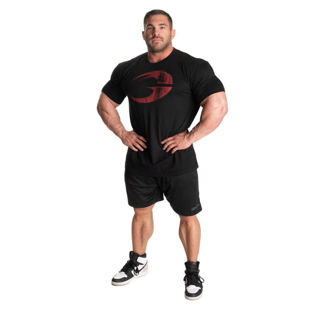 Gasp - Cadet Tee, black/red