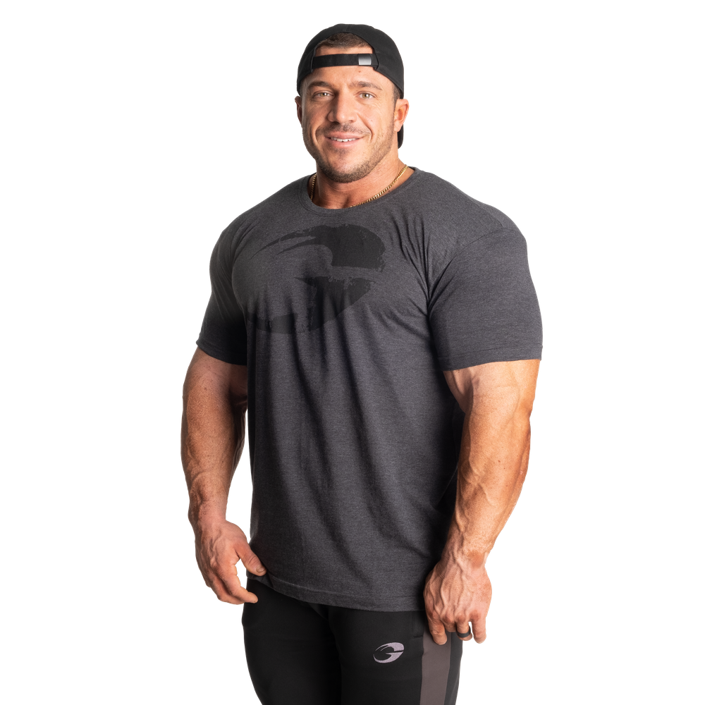 Gasp - Cadet Tee, Dark Grey Melange