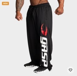 GASP - Original Mesh Pants, Black/Red