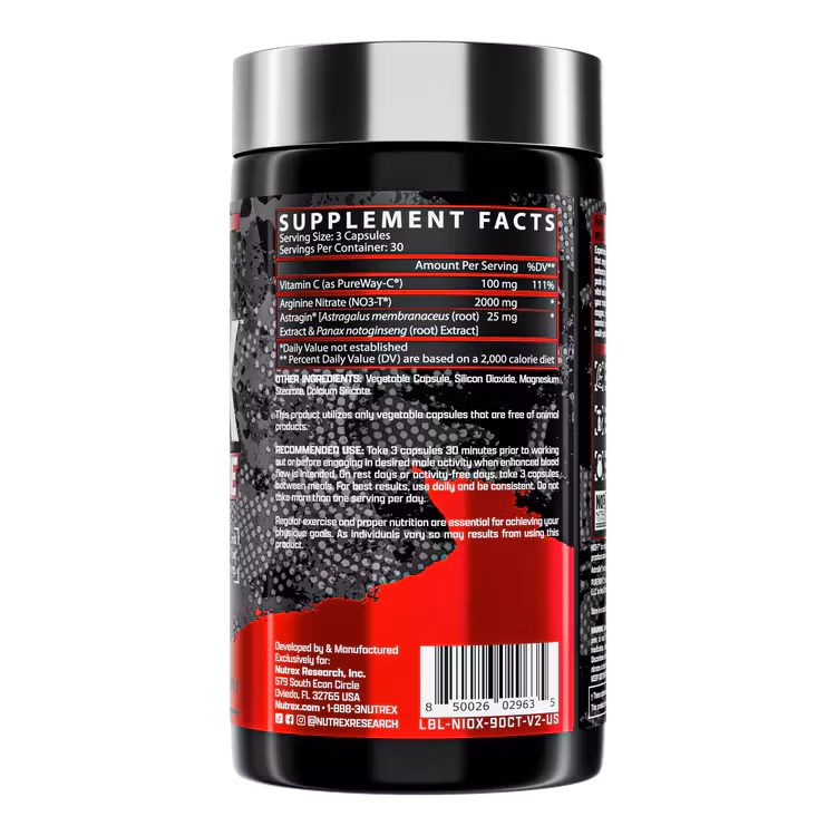 NUTREX - NIOX Nitric Oxide - Pump Kapslar