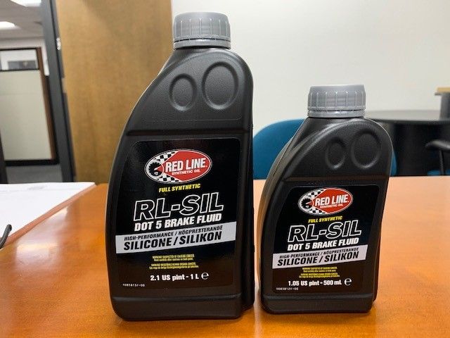 Red Line RL-SIL (Silicone) DOT 5 Brake Fluid, 500 ml