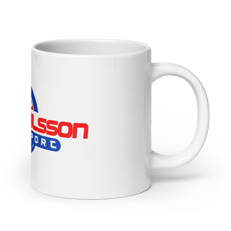 White glossy mug - White - 20 oz