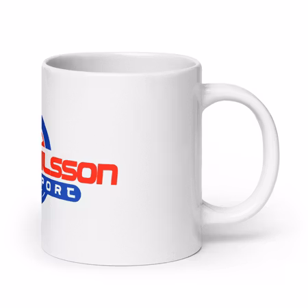 White glossy mug - White - 20 oz