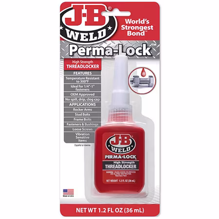 JB Weld – Perma Lock Röd – Hög Styrka