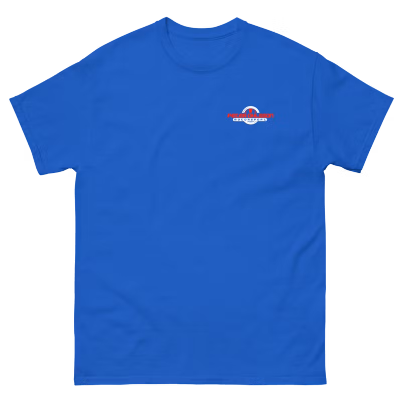 Unisex classic tee Brösttryck