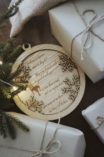 Tavla - ”Christmas in heaven...”
