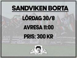 SANDVIKEN 30 AUGUSTI