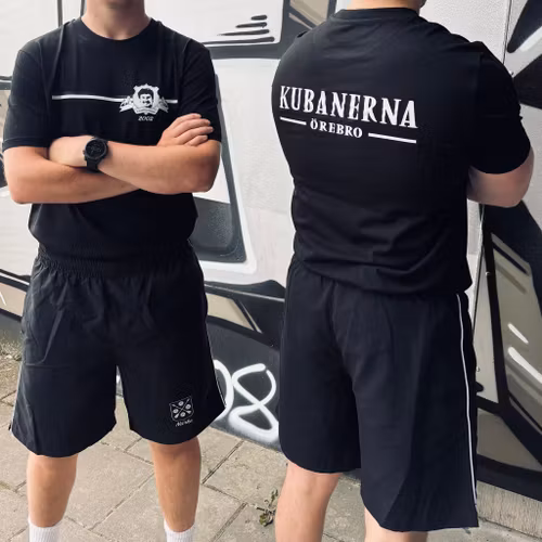 Kubanerna tisha svart 2 tryck