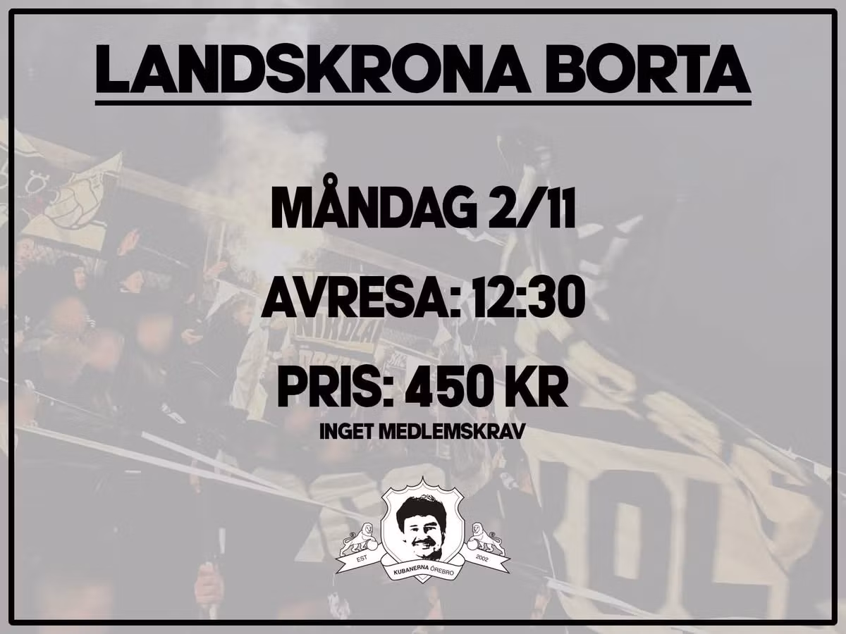 LANDSKRONA 2 NOVEMBER