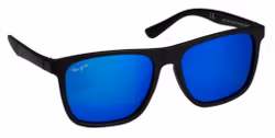 Atlanta Matt Black Blue Mirror Polarized