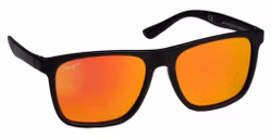 Atlanta Matt Black Red Mirror Polarized