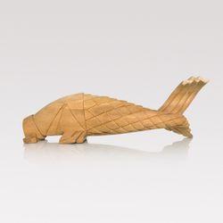 Hand-carved carp