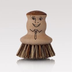 Wooden kitchen brush