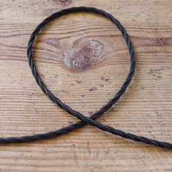 Twisted cable - black rayon