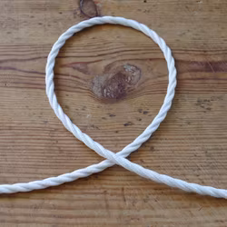Twisted cable - white rayon