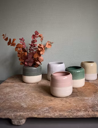 Handmade ceramic mini vase