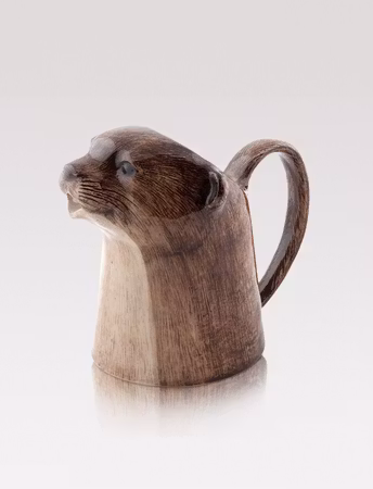 Hand painted - Otter jug