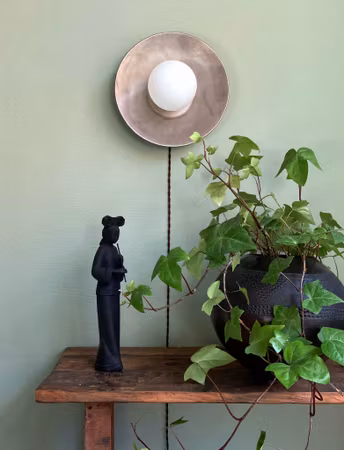 Handmade - Nickel wall light