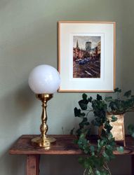 Upcycled vintage table lamp
