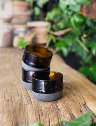 Upcycled - Glasses brown