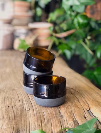 Upcycled - Glasses brown