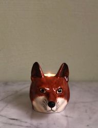 Hand painted - Fox egg cup