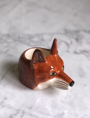 Hand painted - Fox egg cup