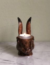 Hand painted - Hare egg cup