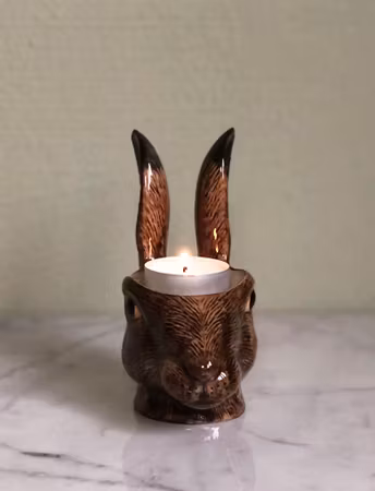 Hand painted - Hare egg cup