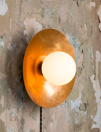 Handmade - Brass wall light