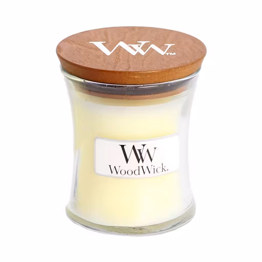WoodWick - Linen (Nytvättat linne) - Medium Doftljus