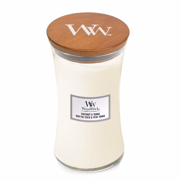 WoodWick Cocunut & Tonka Stort Doftljus