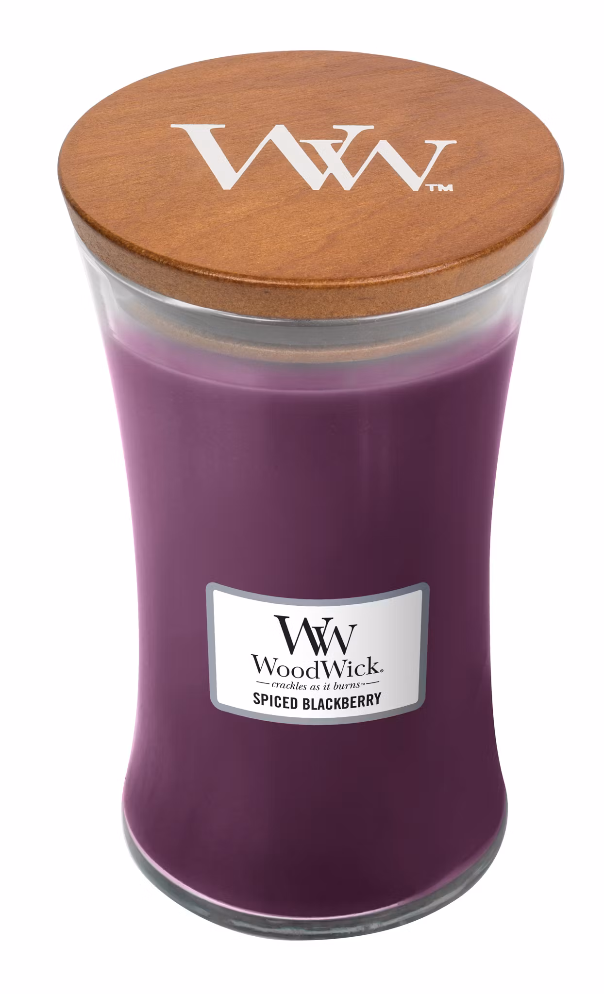 WoodWick - Spiced Blackberry - Stort Doftljus