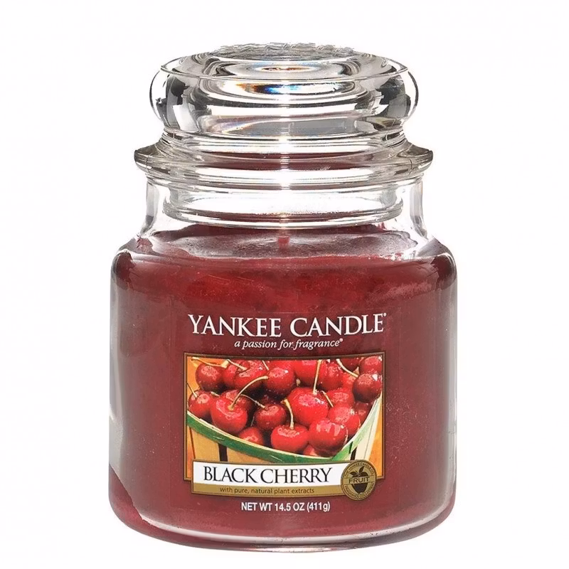 Yankee Candle Black Cherry Medium Doftljus