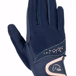 Ridhandskar, XS-XXL, HKM Rosegold Glamour