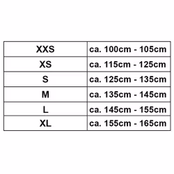 Bogskydd, XXS-XL, HKM