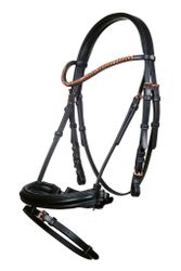 Aachenträns, ponny-full, HKM Rosegold Glamour