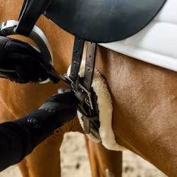 Lädergjord, 40-70 cm, HS Faux Fur