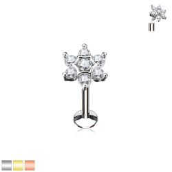 Labret med blomma