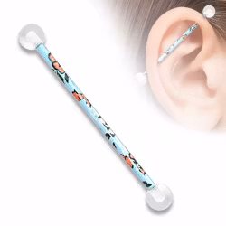 Industrial barbell med mönster