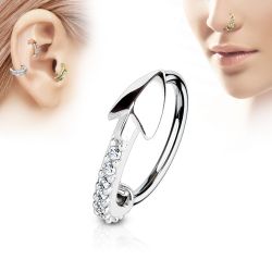 Piercingring med pil